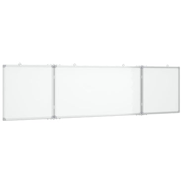 Magnetisches Whiteboard Klappbar 160x40x1,7 cm Aluminium