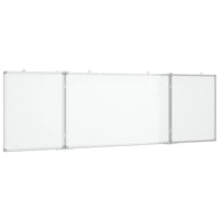 Magnetisches Whiteboard Klappbar 160x50x1,7 cm Aluminium