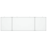 Magnetisches Whiteboard Klappbar 160x50x1,7 cm Aluminium