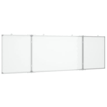 Magnetisches Whiteboard Klappbar 160x60x1,7 cm Aluminium