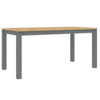 Esstisch PANAMA Grau 160x80x75 cm Massivholz Kiefer