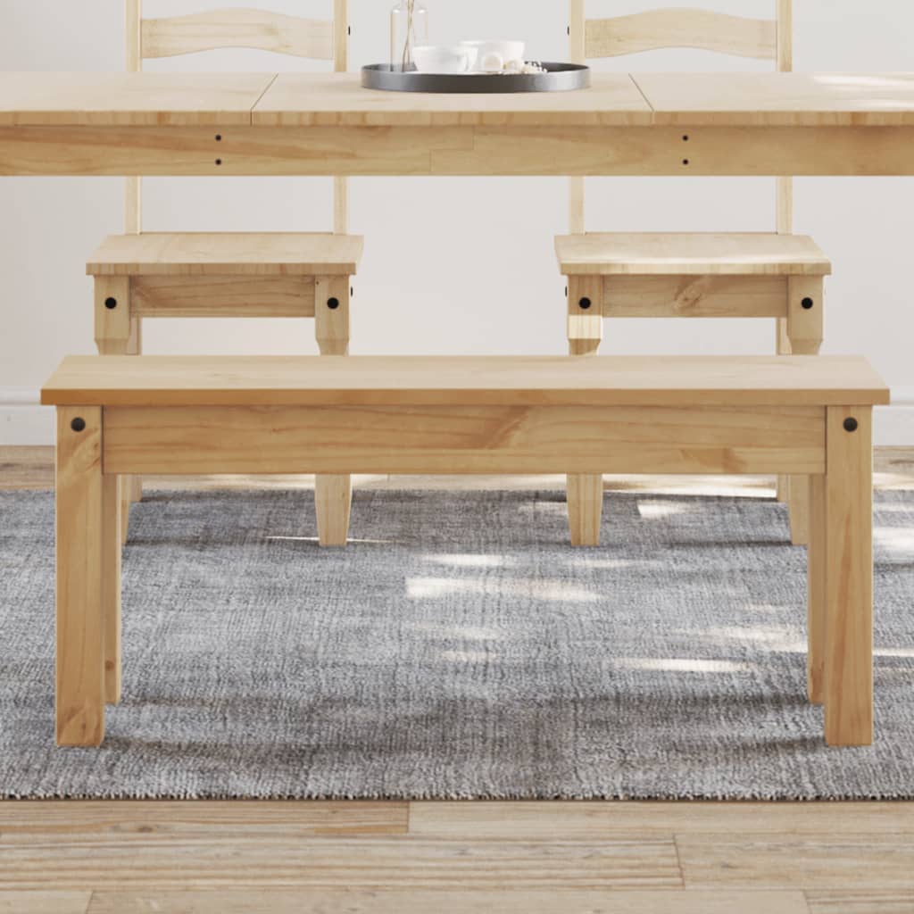 Essbank PANAMA 105x30x45 cm Massivholz Kiefer