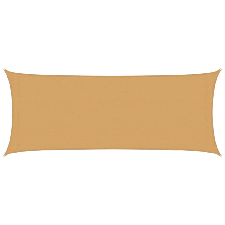 Sonnensegel 160 g/m² Rechteckig Sandfarben 2x4,5 m HDPE