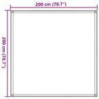 Zeltteppich Sandfarbe 200x200 cm HDPE
