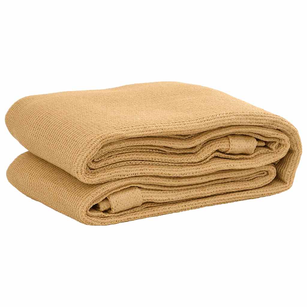 Zeltteppich Sandfarbe 250x550 cm HDPE