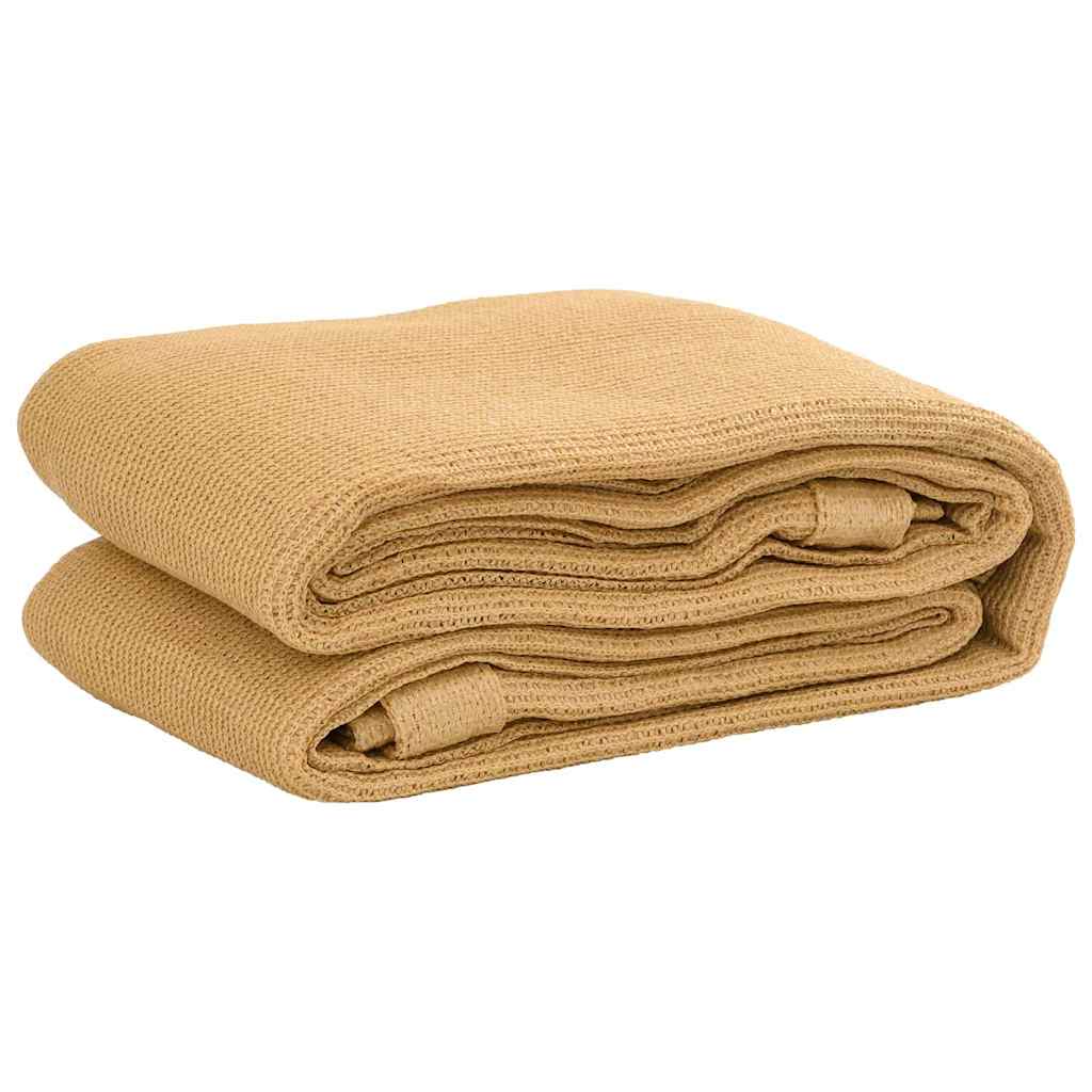 Zeltteppich Sandfarbe 250x600 cm HDPE