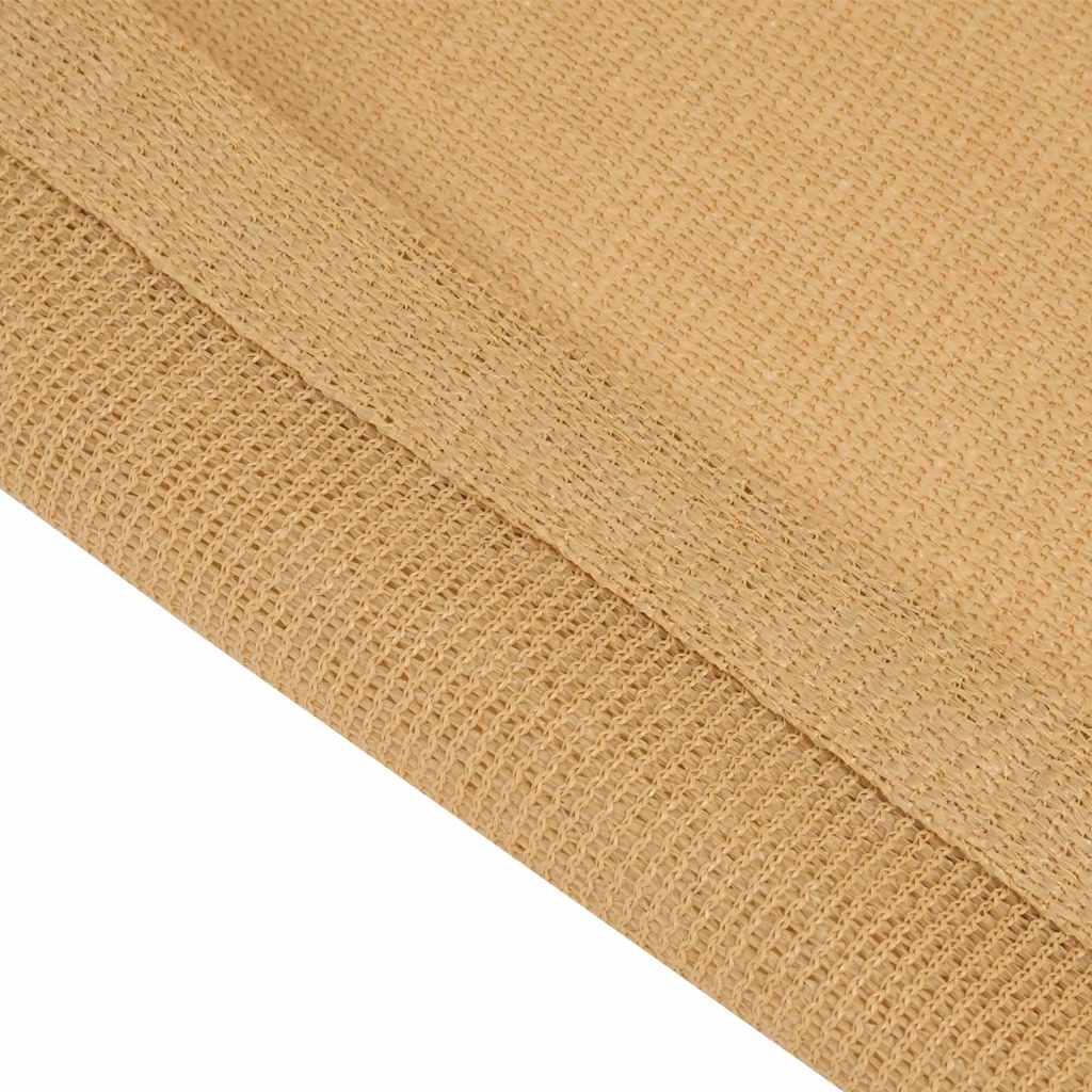 Zeltteppich Sandfarbe 400x600 cm HDPE