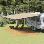 Zeltteppich Sandfarbe 400x600 cm HDPE