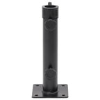 Sonnenschirmständer für Ø38/48 mm Mast Mattschwarz Stahl