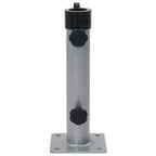 Sonnenschirmständer für Ø38/48 mm Mast Silbern Stahl