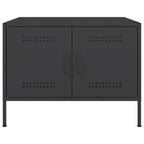 Couchtisch Schwarz 68x50x50,5 cm Stahl