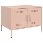 Couchtisch Rosa 68x50x50,5 cm Stahl