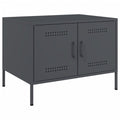 Couchtisch Anthrazit 68x50x50,5 cm Stahl