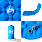 Aufblasbare Isomatte Blau 190x58x6 cm
