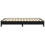 Bettgestell ohne Matratze Schwarz 120x190 cm Stoff