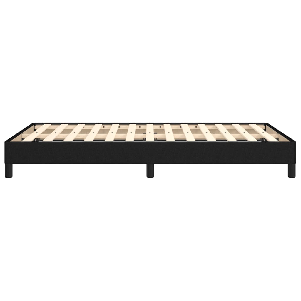 Bettgestell ohne Matratze Schwarz 120x190 cm Stoff