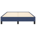 Bettgestell ohne Matratze Blau 120x190 cm Stoff