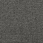 Bettgestell ohne Matratze Dunkelgrau 120x190 cm Stoff
