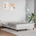 Bettgestell ohne Matratze Weiß 120x190 cm Kunstleder