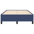Bettgestell ohne Matratze Blau 120x190 cm Stoff