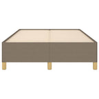 Bettgestell ohne Matratze Taupe 120x190 cm Stoff
