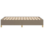 Bettgestell ohne Matratze Taupe 120x190 cm Stoff