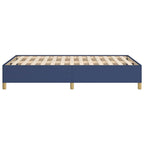 Bettgestell ohne Matratze Blau 120x190 cm Stoff