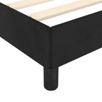 Bettgestell ohne Matratze Dunkelgrau 120x190 cm Samt