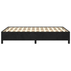 Bettgestell ohne Matratze Schwarz 120x190 cm Samt