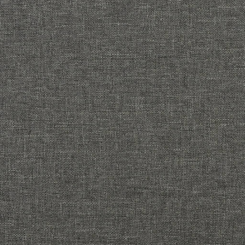 Boxspringbett mit Matratze Schwarz 120x190 cm Stoff
