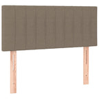 Boxspringbett mit Matratze Taupe 120x190 cm Stoff