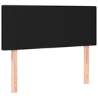 Boxspringbett mit Matratze Schwarz 120x190 cm Stoff