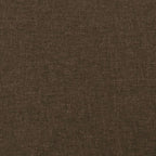 Boxspringbett mit Matratze Dunkelbraun 120x190 cm Stoff