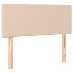 Boxspringbett Matratze Cappuccino-Braun 120x190 cm Kunstleder