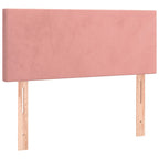 Boxspringbett mit Matratze Rosa 120x190 cm Samt
