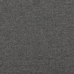 Boxspringbett mit Matratze Dunkelgrau 120x190 cm Stoff