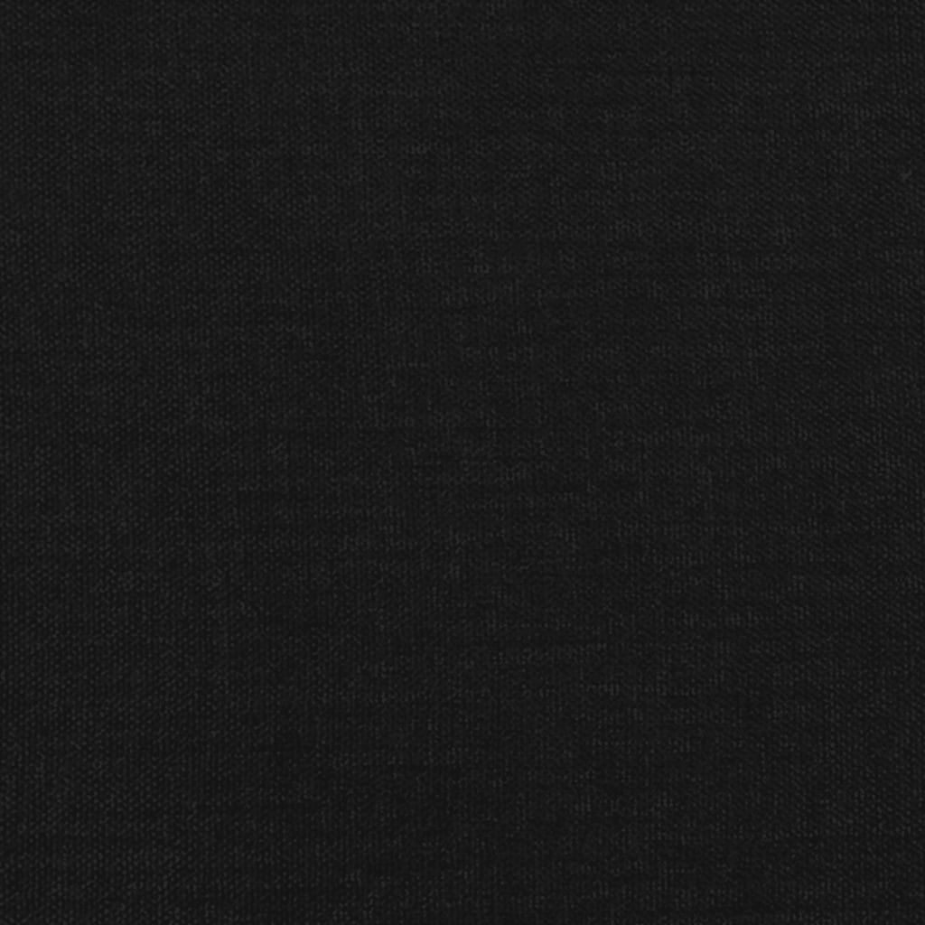 Boxspringbett mit Matratze Schwarz 120x190 cm Stoff