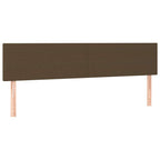Boxspringbett mit Matratze Dunkelbraun 120x190 cm Stoff