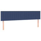 Boxspringbett mit Matratze Blau 120x190 cm Stoff