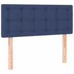 Boxspringbett mit Matratze & LED Blau 120x190 cm Stoff