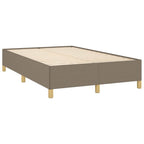 Boxspringbett mit Matratze & LED Taupe 120x190 cm Stoff