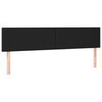 Boxspringbett mit Matratze & LED Schwarz 120x190 cm Kunstleder