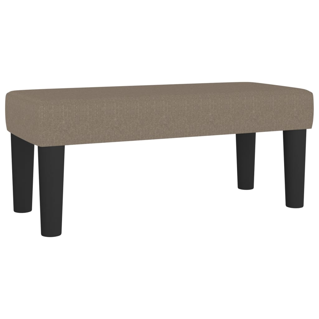 Boxspringbett mit Matratze Taupe 120x190 cm Stoff