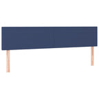 Bettgestell ohne Matratze Blau 120x190 cm Stoff