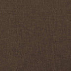 Bettgestell ohne Matratze Dunkelbraun 120x190 cm Stoff