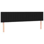 Bettgestell ohne Matratze Schwarz 120x190 cm Stoff