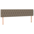 Bettgestell ohne Matratze Taupe 120x190 cm Stoff