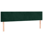 Bettgestell ohne Matratze Dunkelgrün 120x190 cm Samt