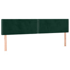 Bettgestell ohne Matratze Dunkelgrün 120x190 cm Samt