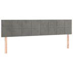 Bettgestell ohne Matratze Hellgrau 120x190 cm Samt